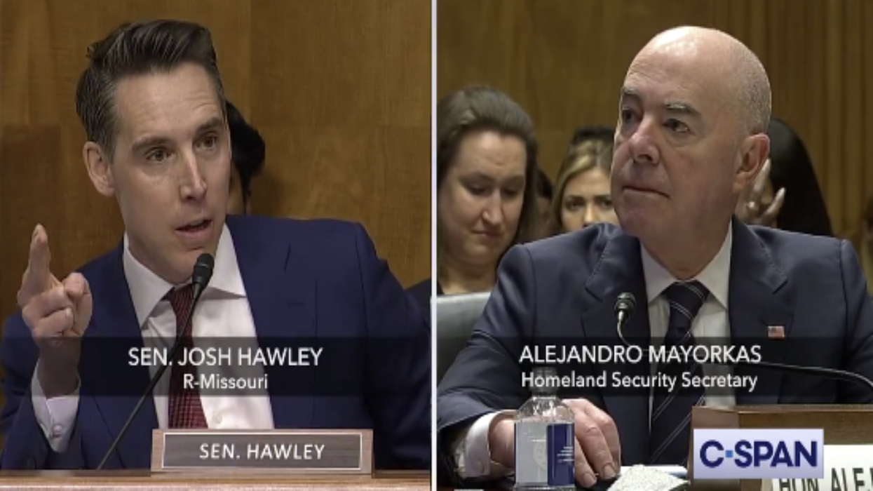 Watch: Mayorkas has nothing to say after Josh Hawley goes scorched Earth over DHS's blame in Laken Riley’s murder