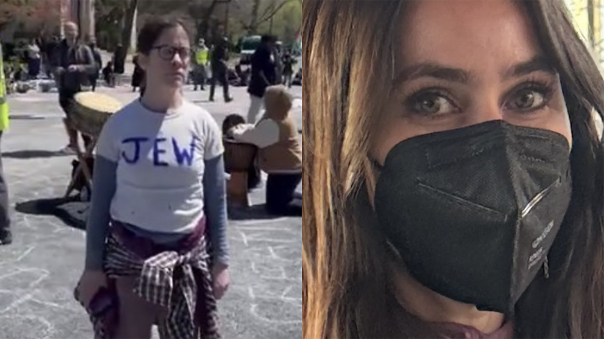 Taylor Lorenz attacks Jewish man bragging about his wife not wearing a mask in front of protestors, COMPLETELY misses the point