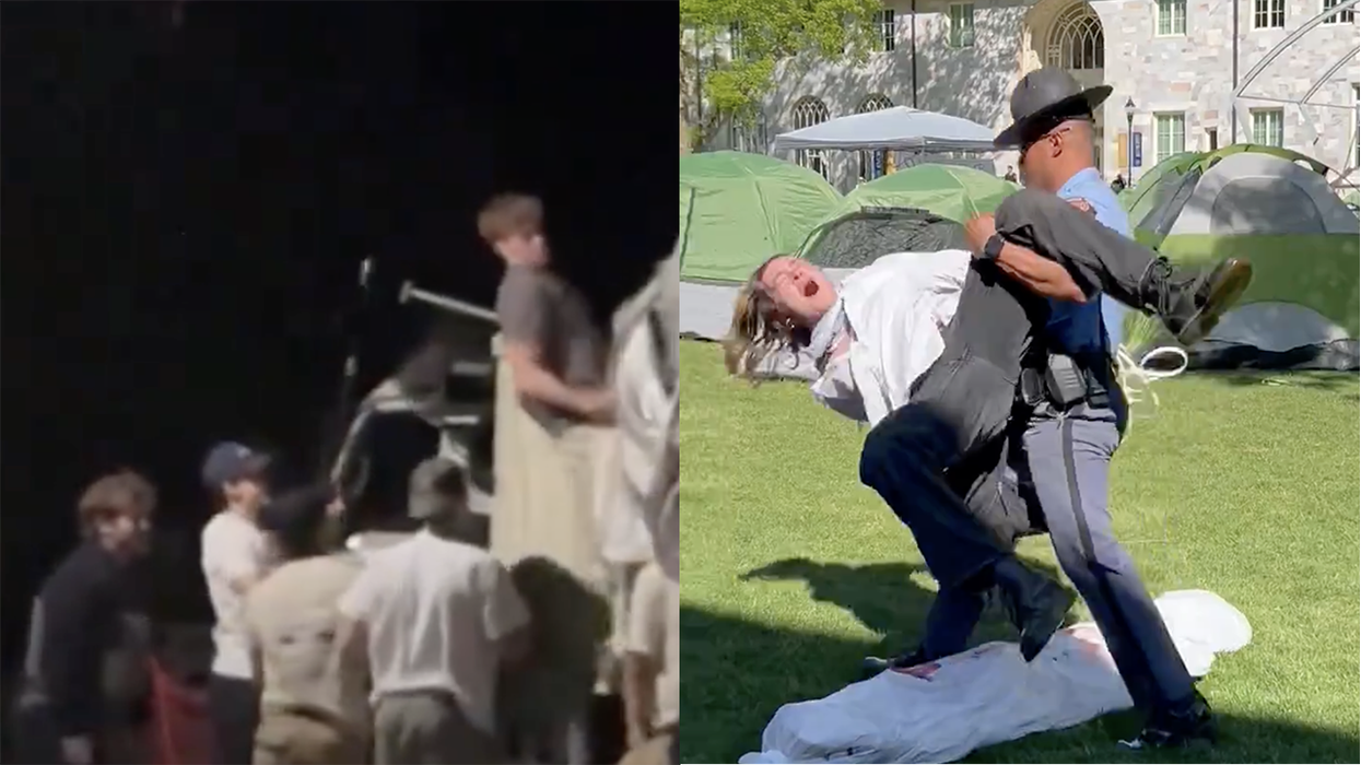 Watch: Frat bros, state troopers take turns destroying pro-Hamas encampments (and protesters) in hilarious fashion