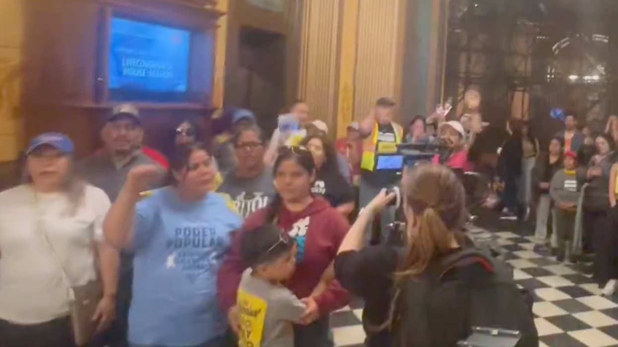Watch: Illegals storm the Michigan state capital and DEMAND driver’s licenses