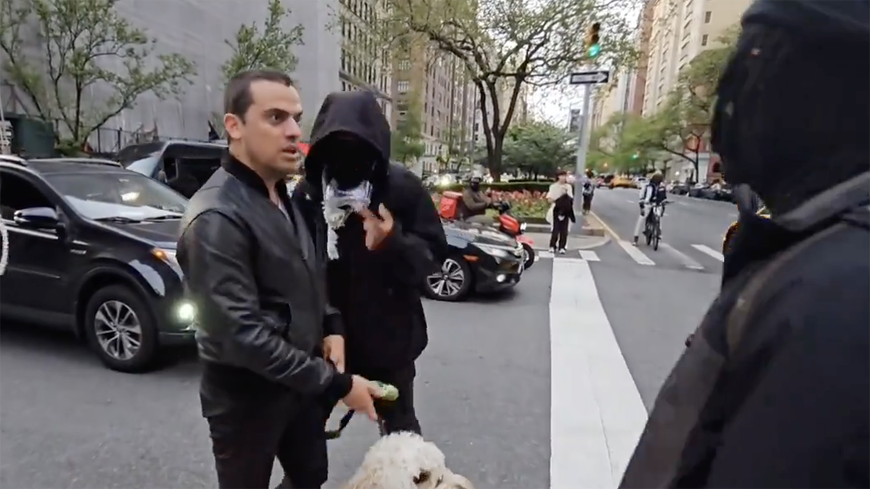 "Take your mask off, p*ssy": Fed up NYer is not impressed with pro-Hamas progressives' "Day of Rage"