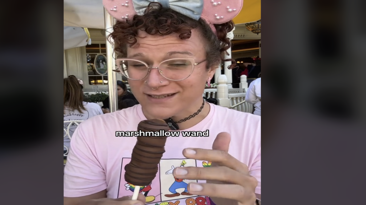 Grown man (who thinks he's a girl) goes to Disneyland to explain how he got his "cake pops" chopped off