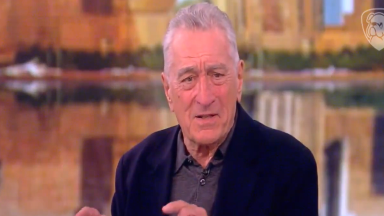 Watch: Robert De Niro is crying again because Americans don't hate "Hitler" Trump as much as he does