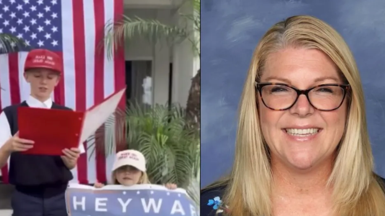 Watch: Principal bans student's patriotic speech, so he had his mom put it on the internet