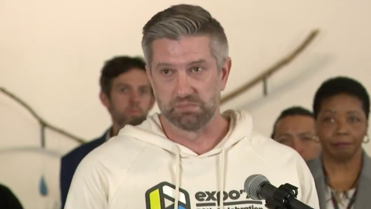 Watch: City officials (aka grown adults) cry crocodile tears over "defaced" Pride mural, declares manhunt underway