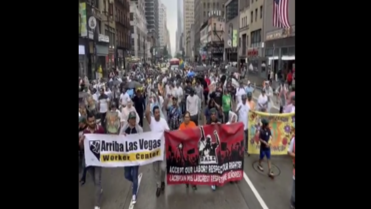 NYers unite with illegals, march to support ELIMINATING illegal immigration enforcement