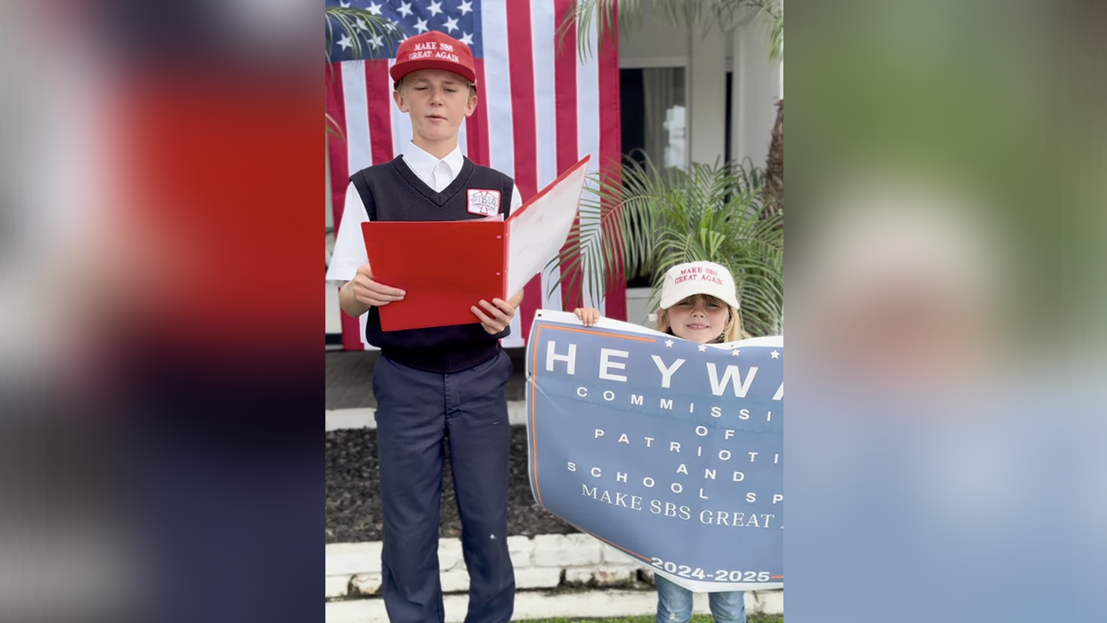Boy gives unapproved patriotic “Make School Great Again” speech, his school expells him AND his little sisters