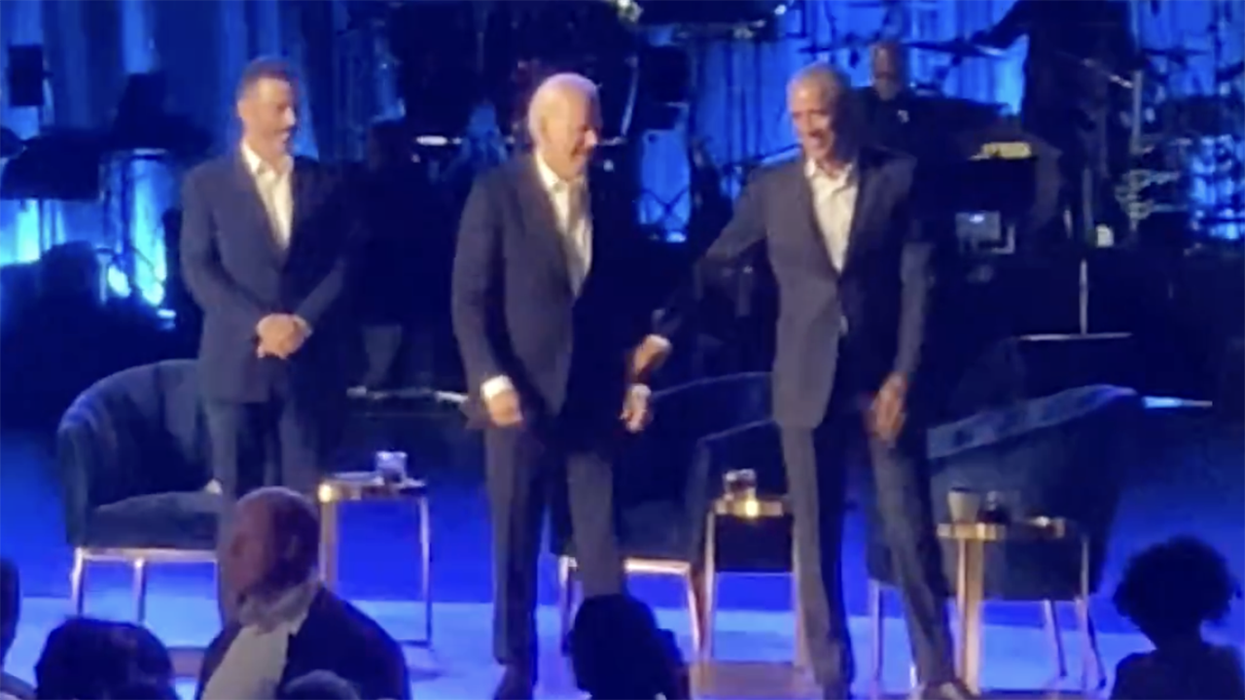 WH attacks conservatives, claims new video of senile-looking Biden being led off stage by Obama isn't what it looks like