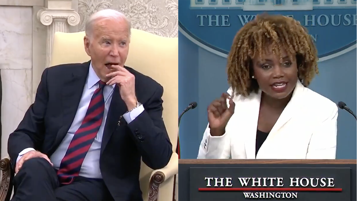 Watch: KJP spreads a STUNNING amount of misinformation in defense of Joe Biden being a senile old coot