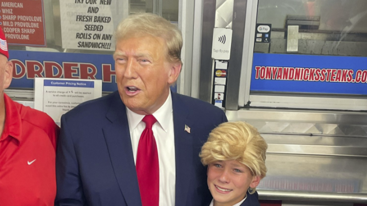 Watch: This young fan dressed as Trump and meeting his hero will hit you right in the feels