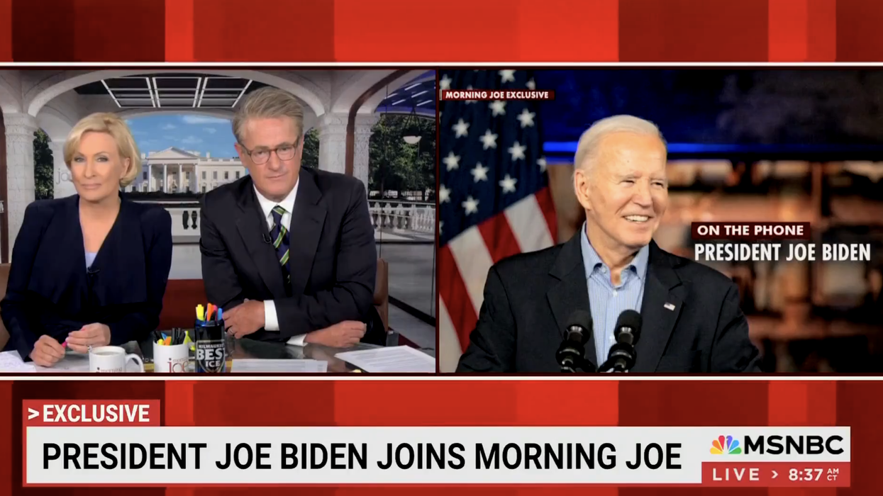 Watch: Someone thought Joe Biden calling into "Morning Joe" was a good idea today, and oh boy...