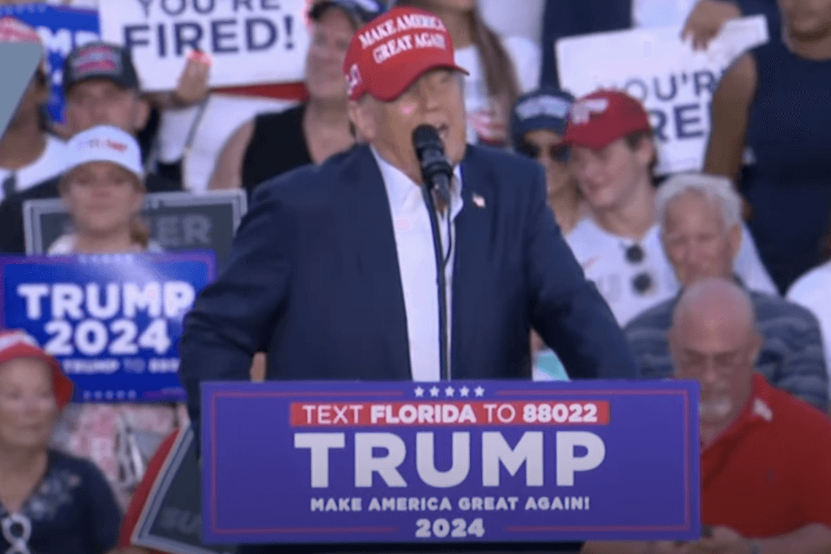 Watch: Trump breaks his post-debate silence with TWO challenges Biden will be too chicken to take