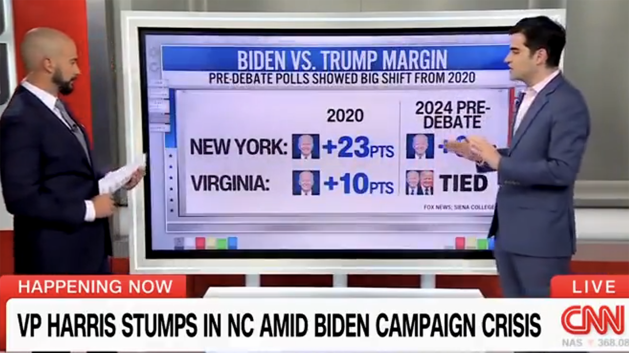 Can Trump put DEEP blue states into play? According to CNN's polling guru: "Absolutely"