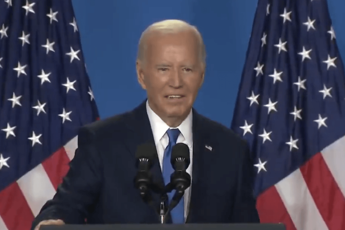 Watch: The look on Biden officials' faces when he praised "Vice President Trump" is amazeballs