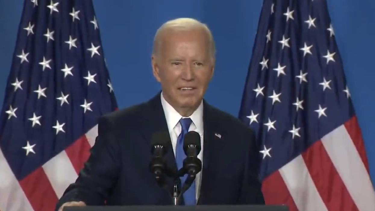 Watch: The look on Biden officials' faces when he praised "Vice President Trump" is amazeballs