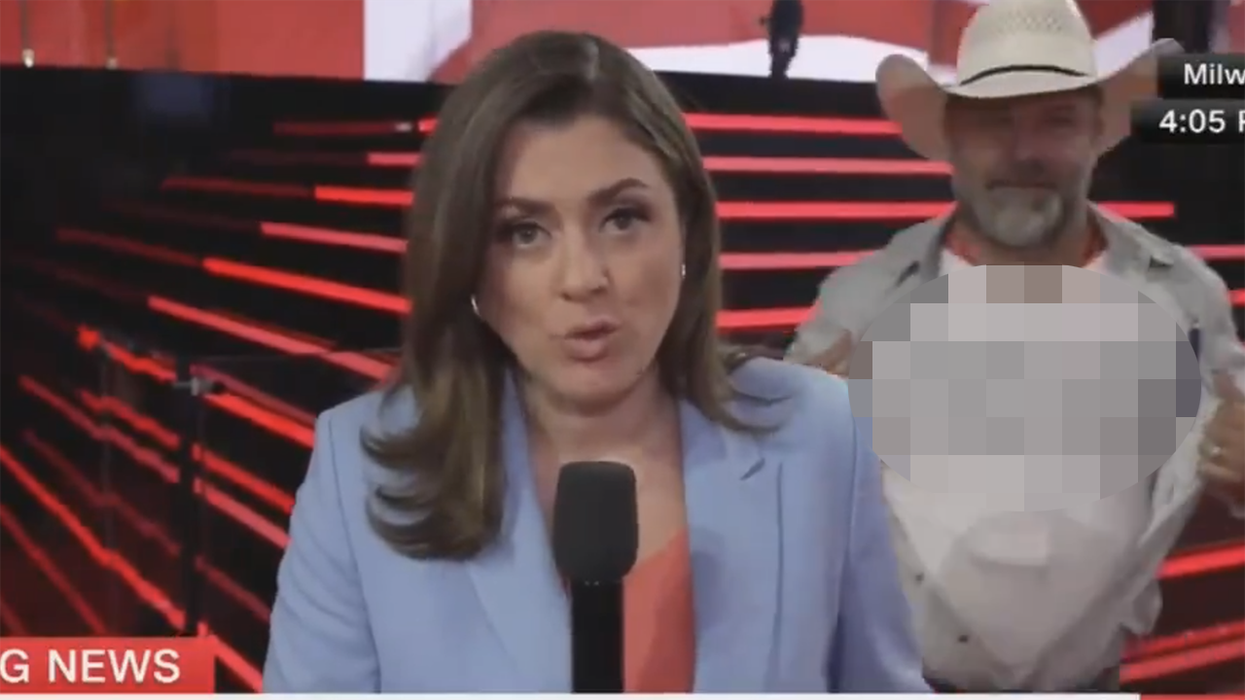 Watch: Master troll shows off his shirt LIVE on CNN that the Left is gonna hate