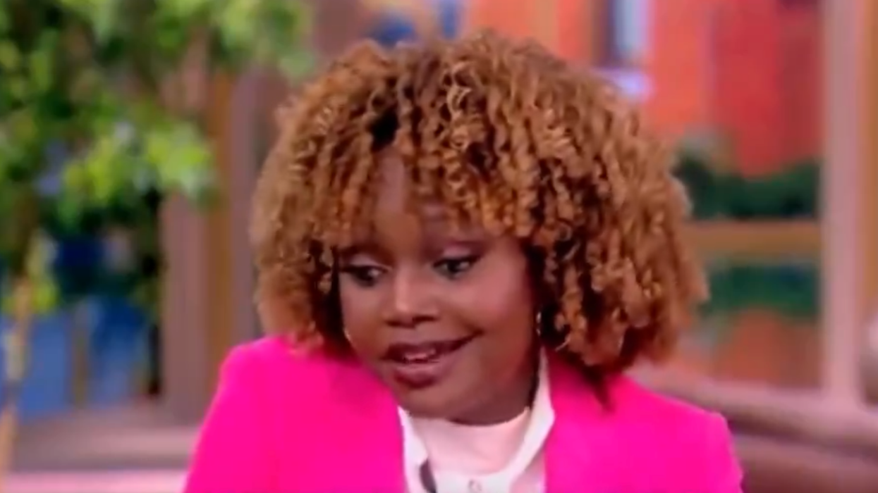 Watch: KJP declares voting rights are literally at stake... after Democrats overruled millions of votes