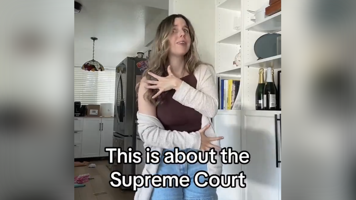 Watch: That weird lady who shamed white women on the "Women for Kamala" call? She's on TikTok, and... wow