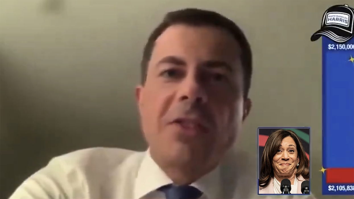 Watch: The grossest part of the "White Dudes for Kamala" calls was this clip from Pete Buttigieg