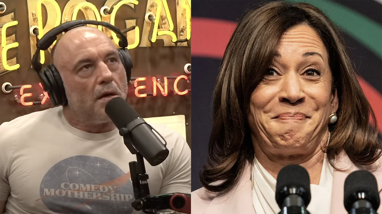 Watch: Joe Rogan warns media gaslighting over Kamala Harris could get her elected president