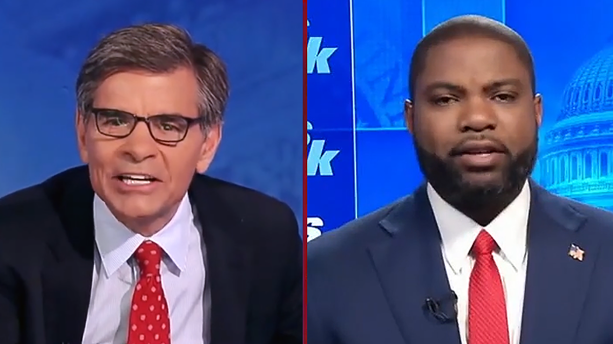 Watch: Rage-filled George Stephanopoulos lashes out at black congressman because he won't attack Trump