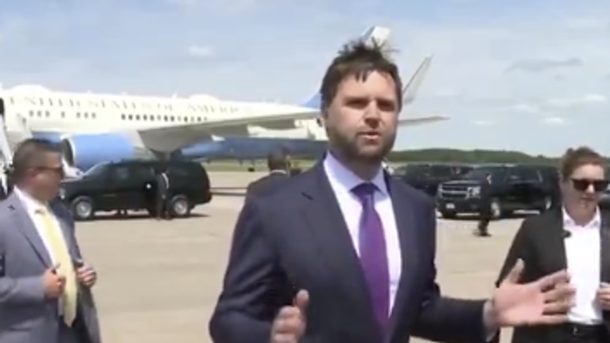 "Going To Be Mine:" JD Vance Scopes Out Air Force Two And Trolls Harris For Dodging The Media