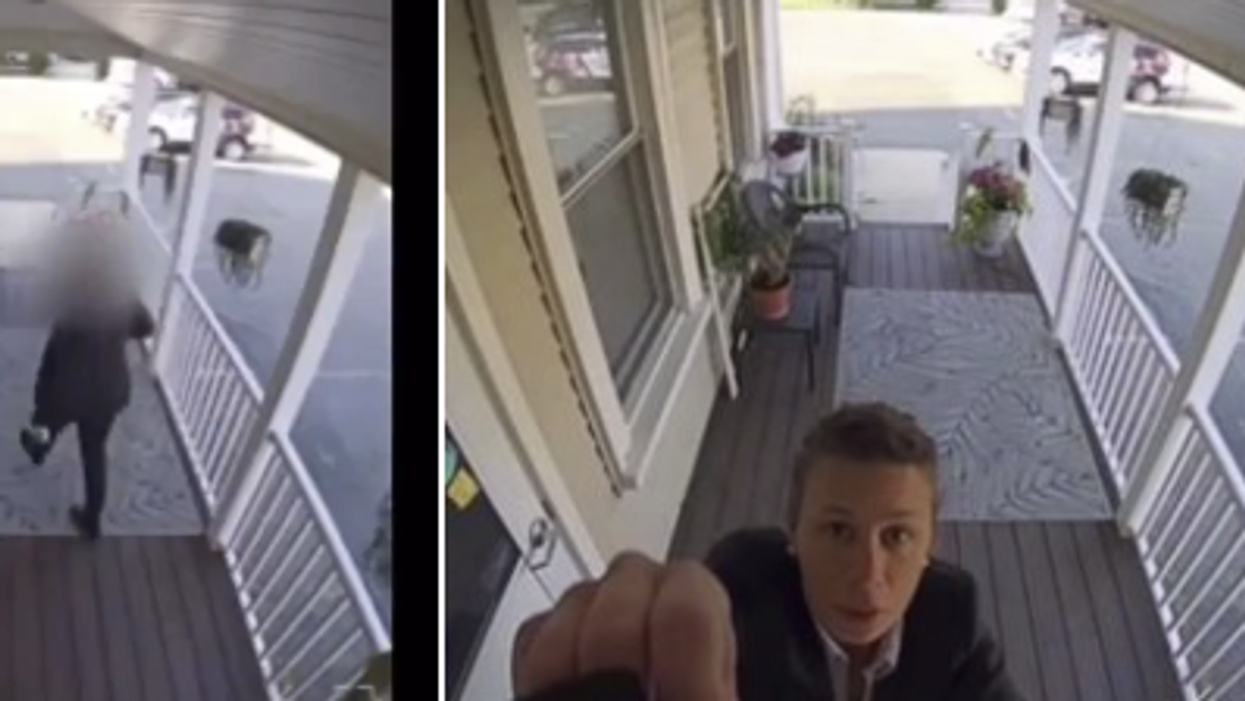 Watch: Secret Service agent breaks into a salon before a Kamala event, then does something shocking