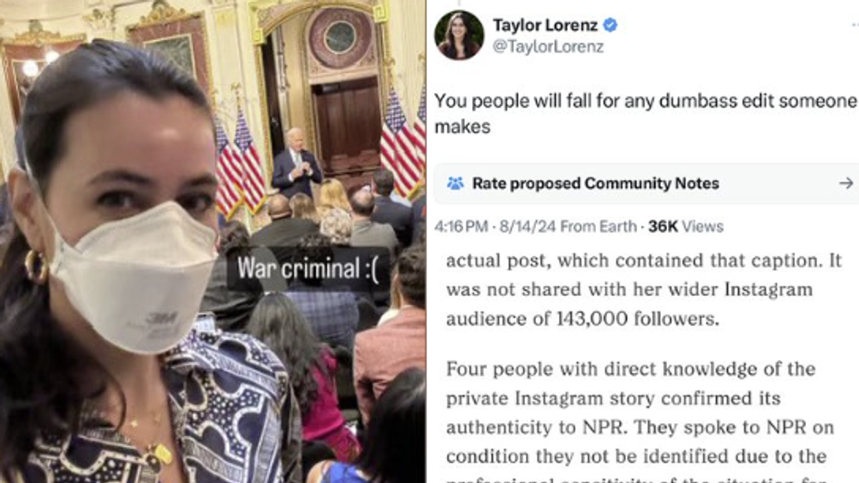 WaPo is investigating if Taylor Lorenz called Biden a "war criminal," and we're running out of popcorn!