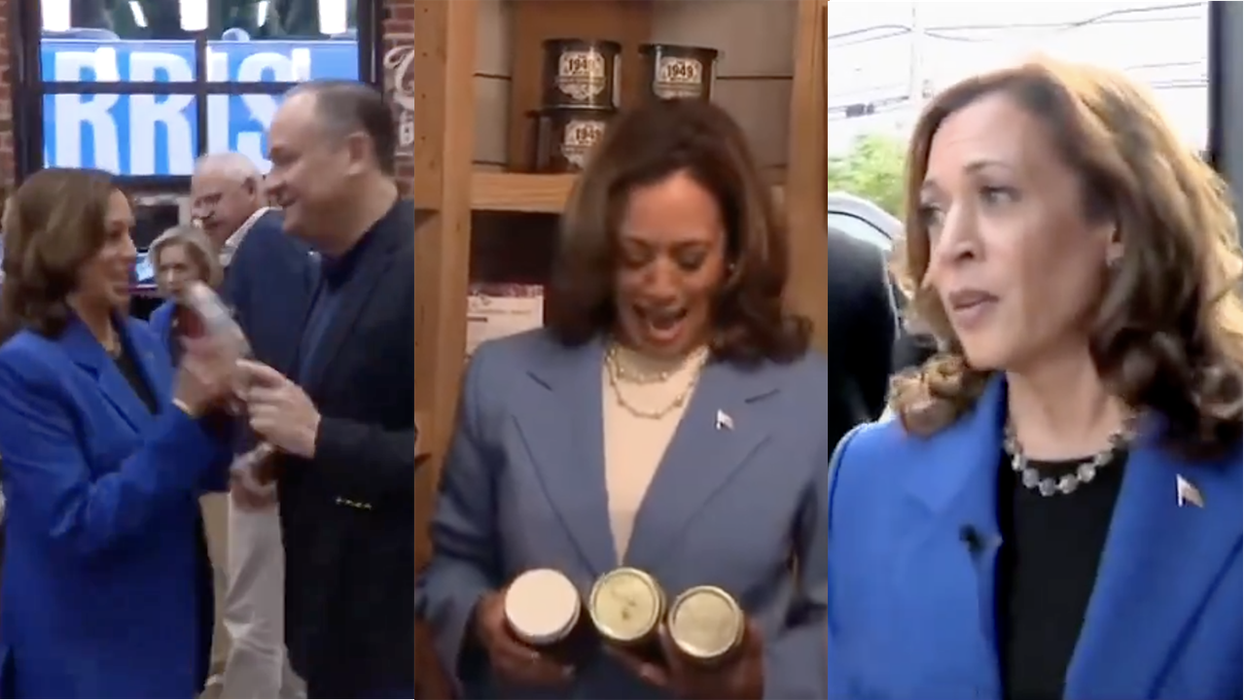 Watch: Cringe Queen Kamala returns in glorious fashion, shows why they try to hide her from humans