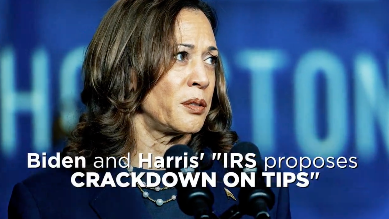 Watch: New ad exposes the truth about Kamala's Harris "no tax on tips" that the media is afraid to