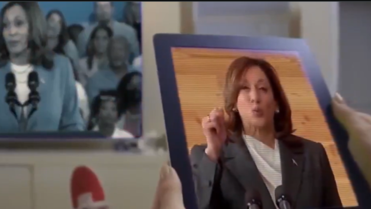 Trump Releases Brilliant Ad Showing Kamala Debating Herself On The Economy