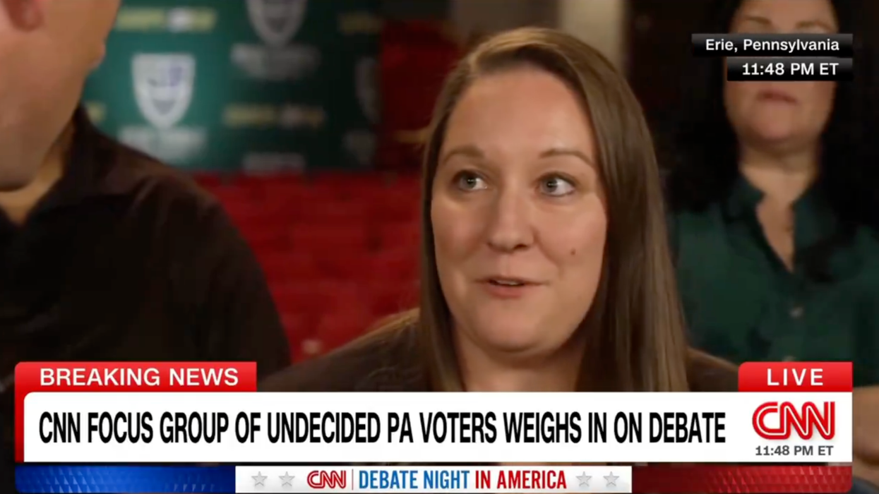 Watch: Undecided voter spotlights Kamala Harris's biggest debate failure (and a shocking poll backs it up)