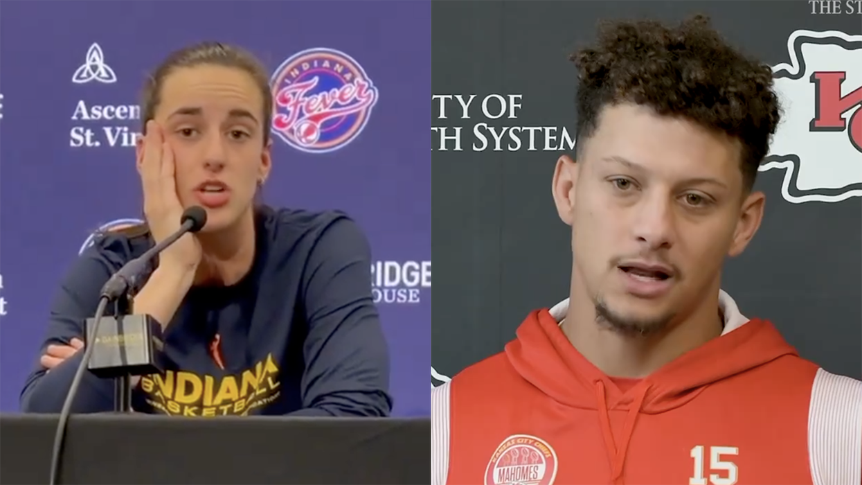 Watch: A desperate media tries to get Caitlin Clark, Patrick Mahomes to endorse Kamala Harris, but they don't take the bait