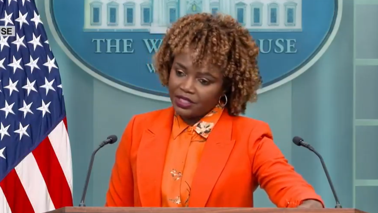 Watch: Doocy lets KJP have it, blames WH rhetoric for second Trump assassination attempt