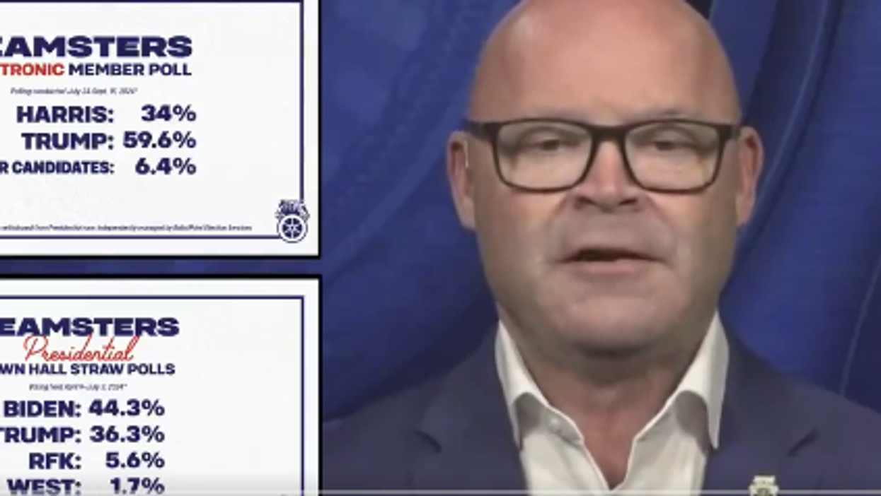 Teamsters Refuse To Release Endorsement After Members Pick Trump In Landslide Union Vote