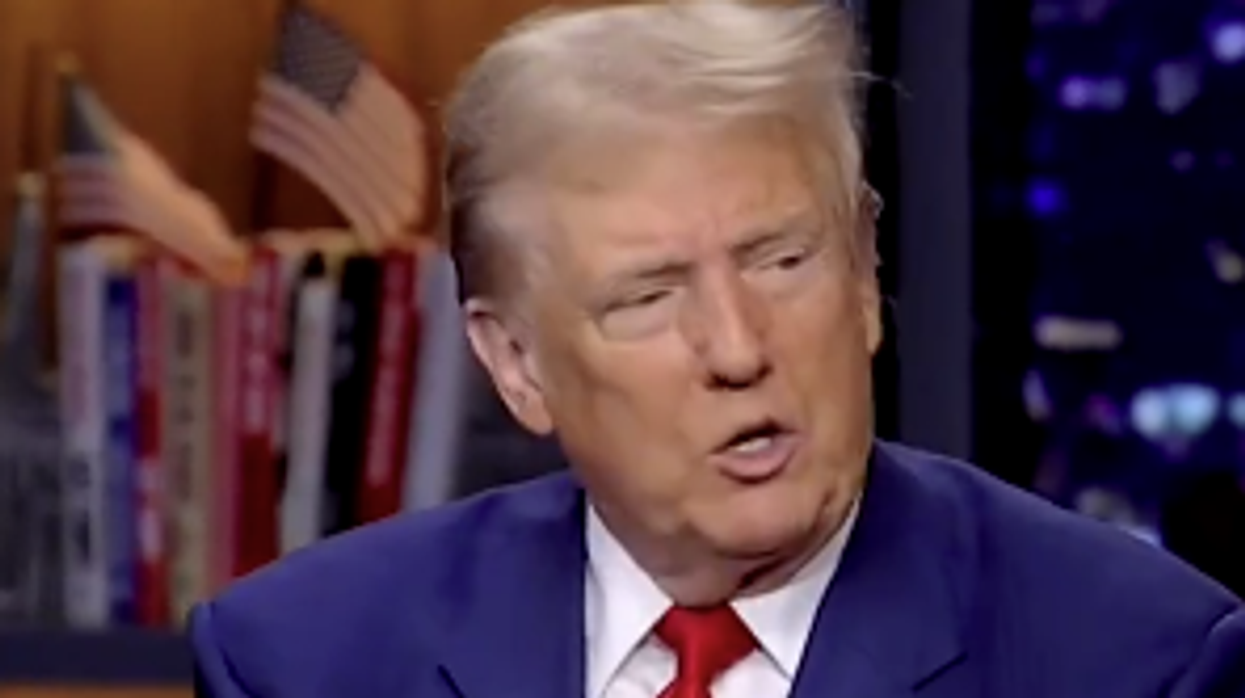 Watch: Trump shares hilarious story of Tim Walz calling him "scared of American flags"