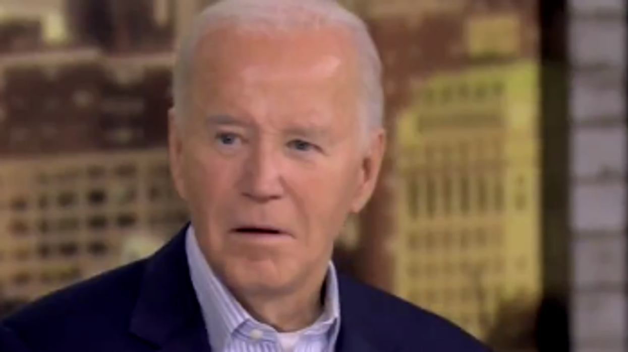 Watch: Biden Pretends To Kill A Fly Pretending It’s Trump