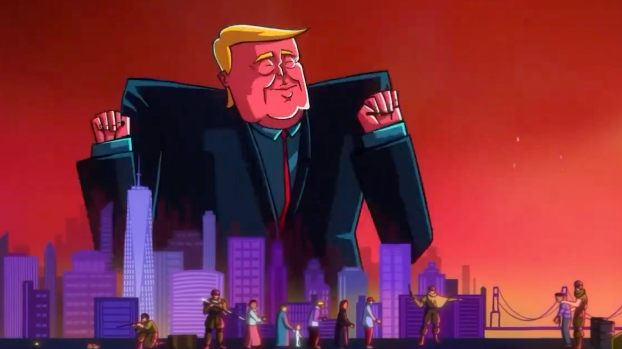 Watch: Lefties drop demonic new cartoon of what they think Trump winning looks like, and... just, wow