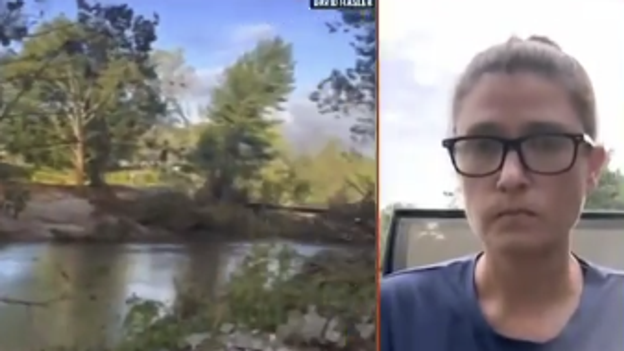 Watch: North Carolina woman puts Harris-Biden on BLAST after family has been trapped for four days