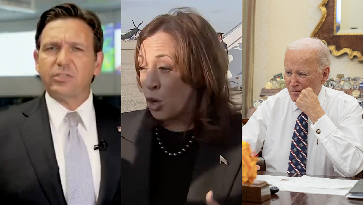 Ron DeSantis and Joe Biden(?!?) call out Kamala Harris's attempt to politicize Hurricane Milton