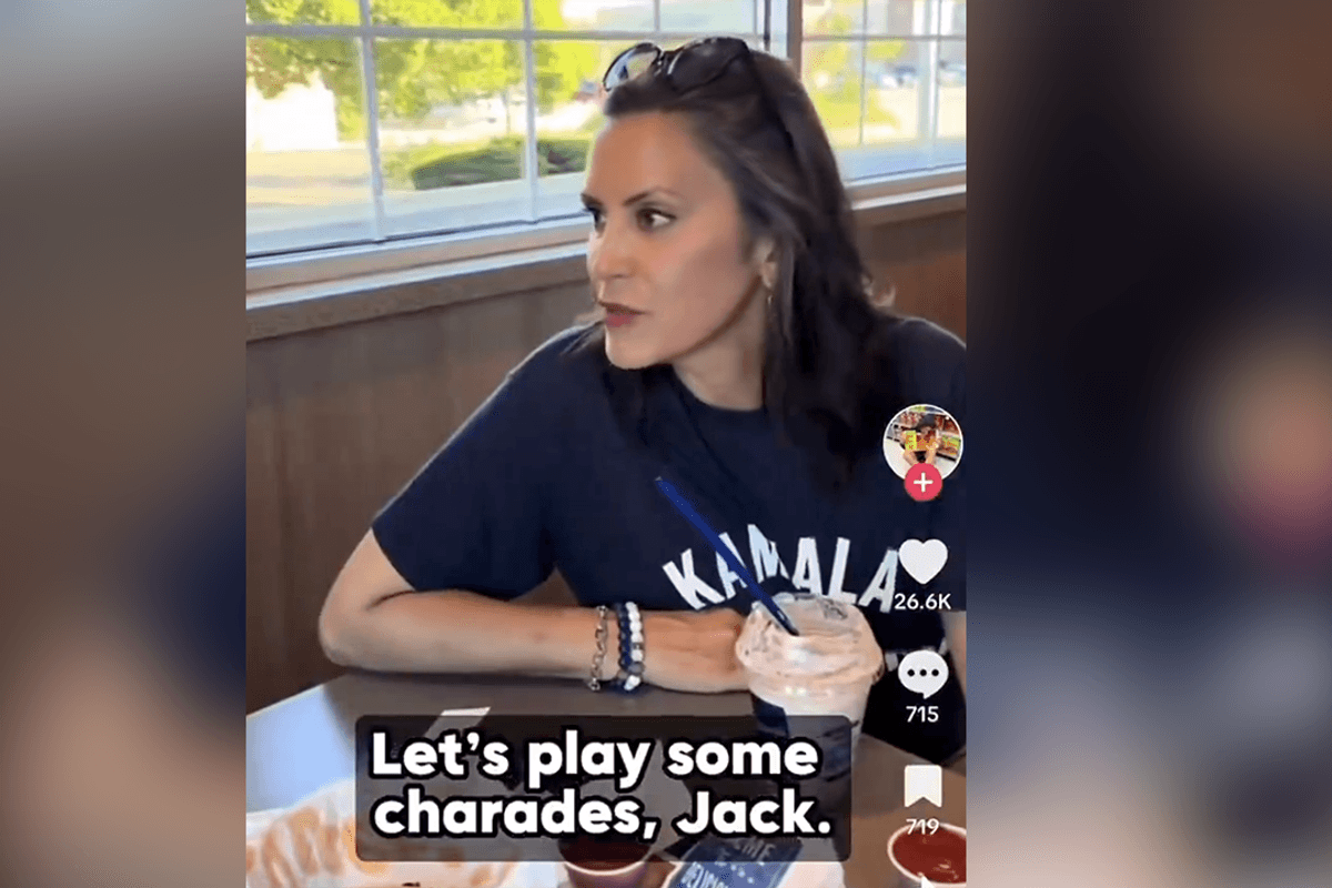Watch: MI GOV plays charades to shill for Kamala Harris; it's so cringe it needs to be studied