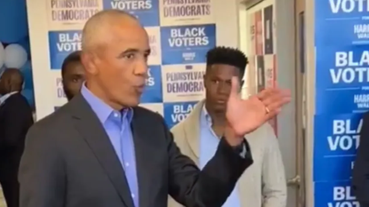 Watch: Obama BERATES black men over what he claims is their only reason for not supporting Kamala Harris