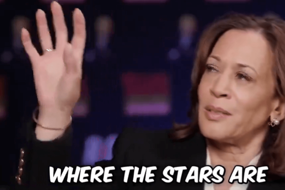 Watch: Kamala Harris explains “where the stars are in the sky” in her most bizarre word vomit yet
