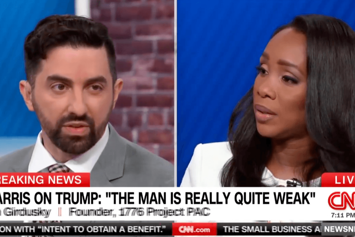 CNN panel LOSES IT when guest brings up Ferguson and George Floyd, don't realize he's quoting CNN