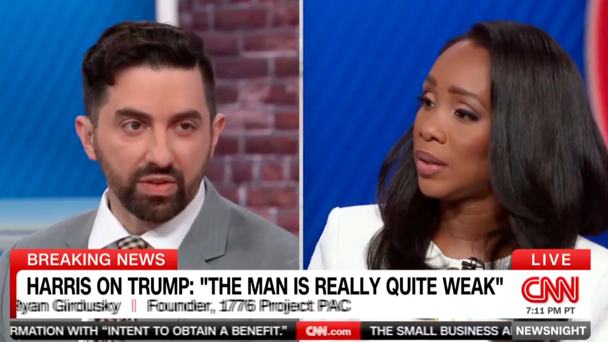 CNN panel LOSES IT when guest brings up Ferguson and George Floyd, don't realize he's quoting CNN