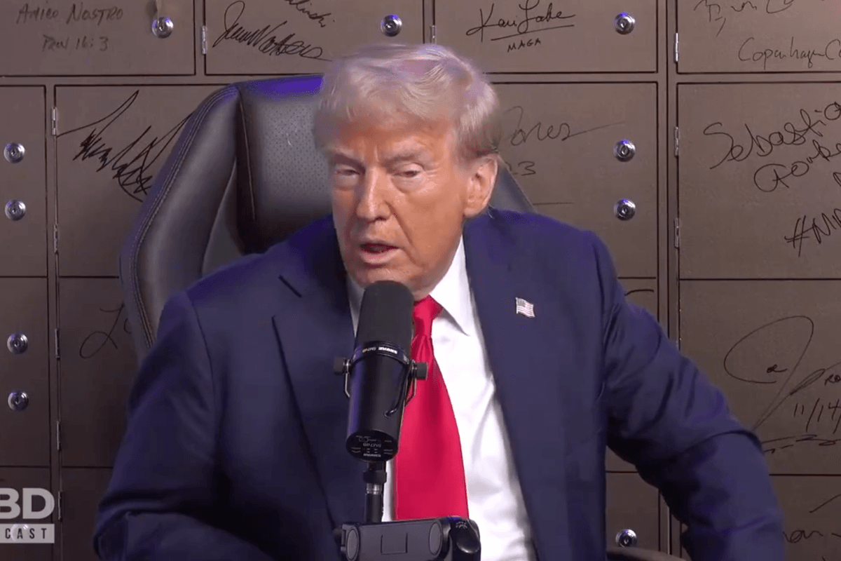 What does Donald Trump say he's proud of? "Killing the mainstream media..."