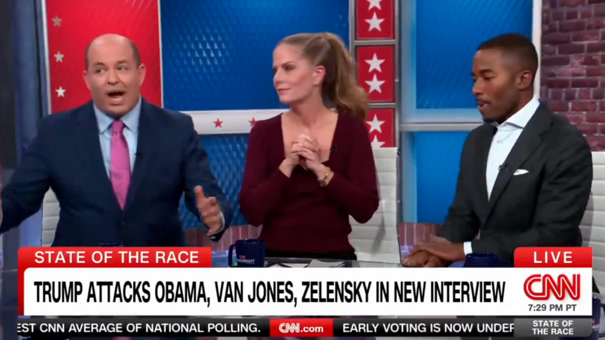 Brian Stelter says quit your complaining, his post neighborhood is flourishing under Harris-Biden