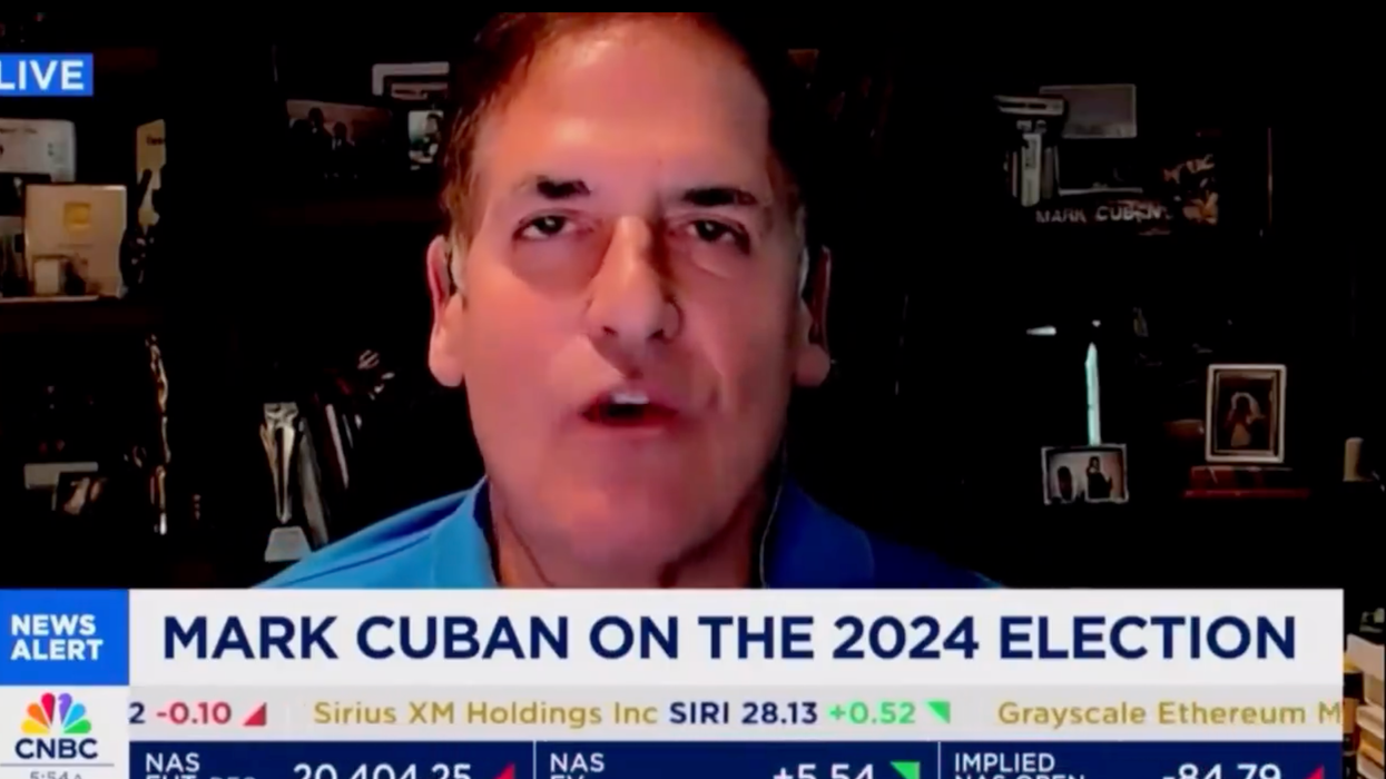 Wait, what? Kamala Harris supporting Mark Cuban now says he's "America First," will work with Trump