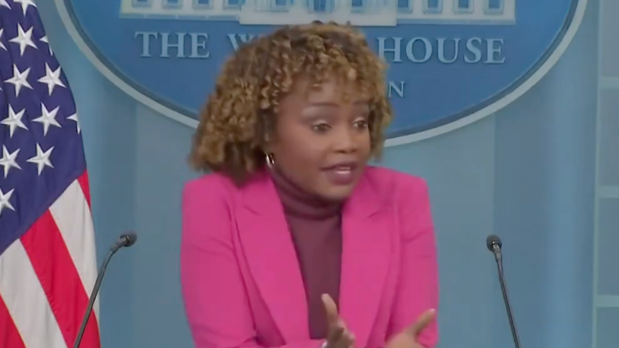Karine Jean-Pierre goes on unhinged rant about Trump being "fascist"