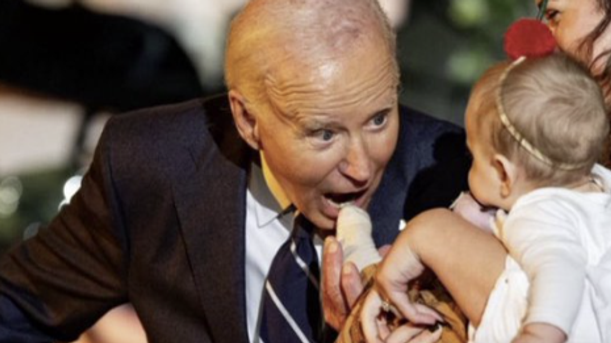 Commander In Creep: Biden Bites At Least Three Babies At White House Halloween Event
